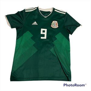 Mexico 2018 Adidas Climalite Raul Jimenez Soccer Jersey - Medium